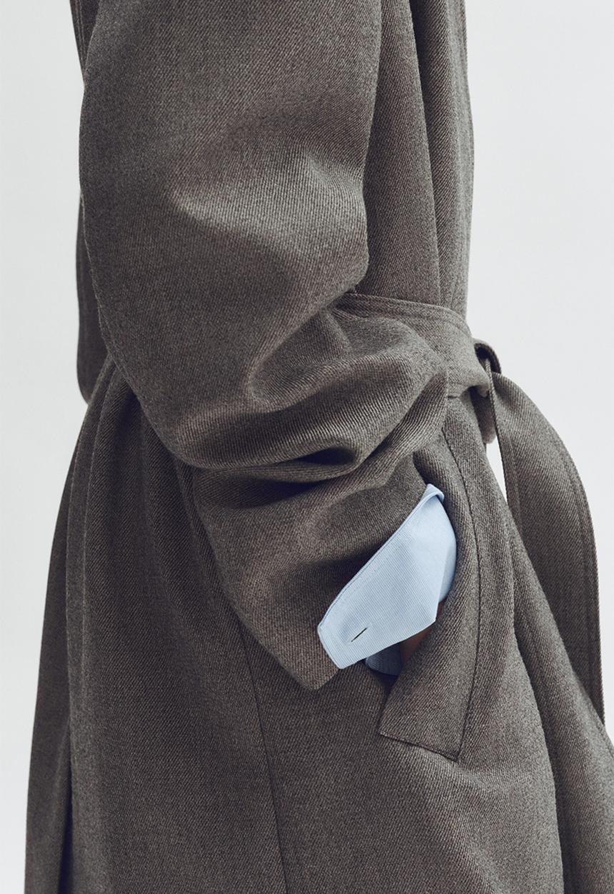 H&M - Stella McCartney H&M: Wool car coat - dark grey