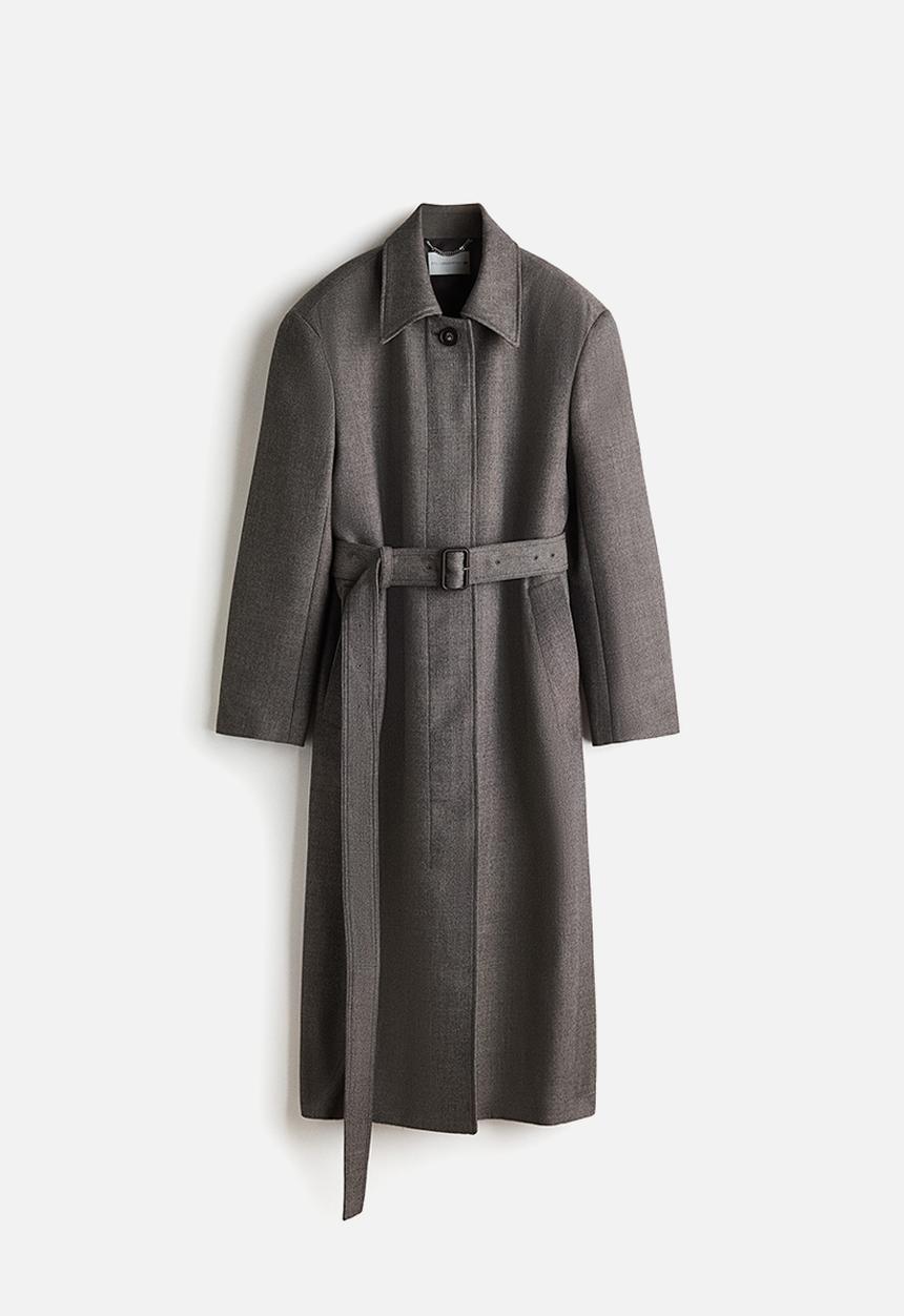 H&M - Stella McCartney H&M: Wool car coat - dark grey