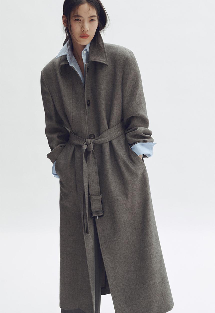 H&M - Stella McCartney H&M: Wool car coat - dark grey