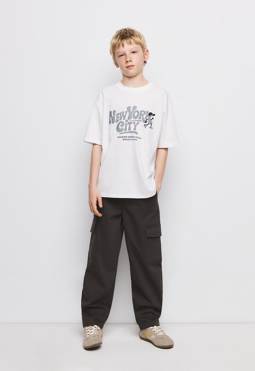 MANGO - T-Shirt NEWYORK - White