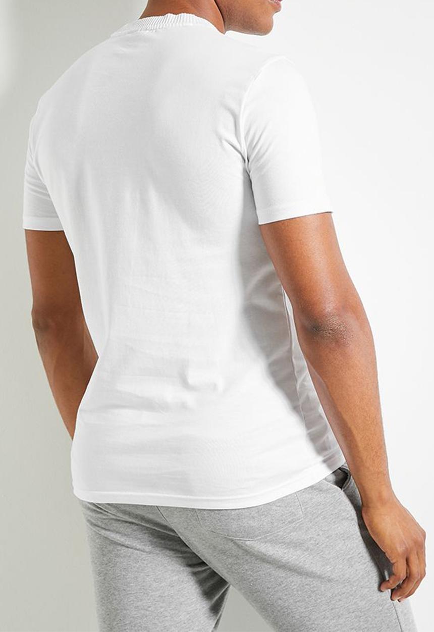 POLO - Mens Sport Ss Jacquard Tee - White
