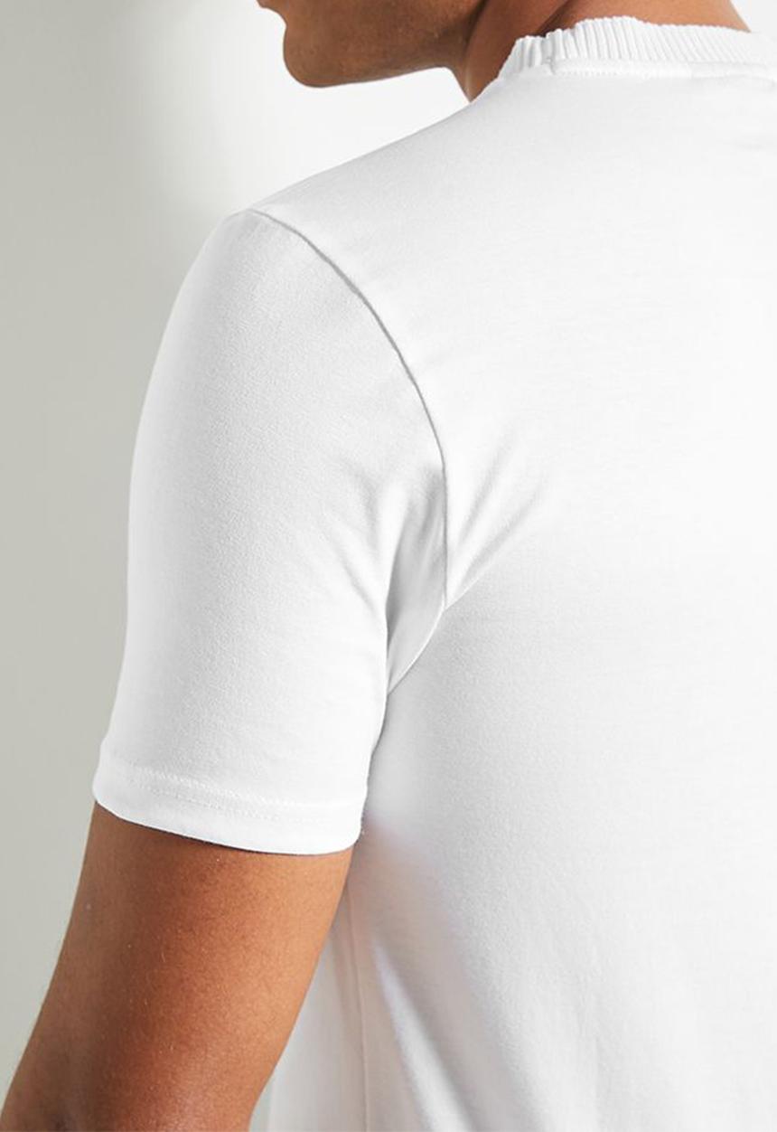 POLO - Mens Sport Ss Jacquard Tee - White