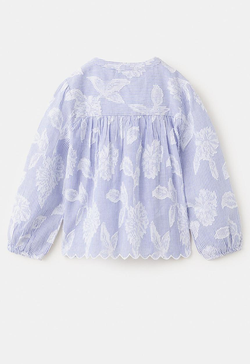 MANGO - Blouse Shirley - Light/Pastel Blue