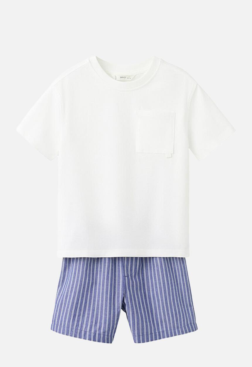 MANGO - Pyjama CLASSPIB - Natural