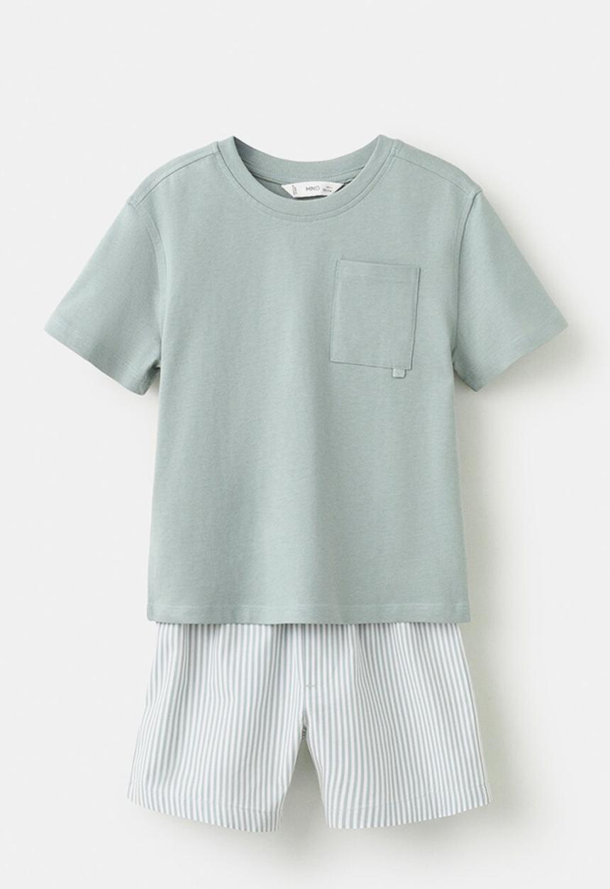 MANGO - Pyjama CLASSPIB - Green