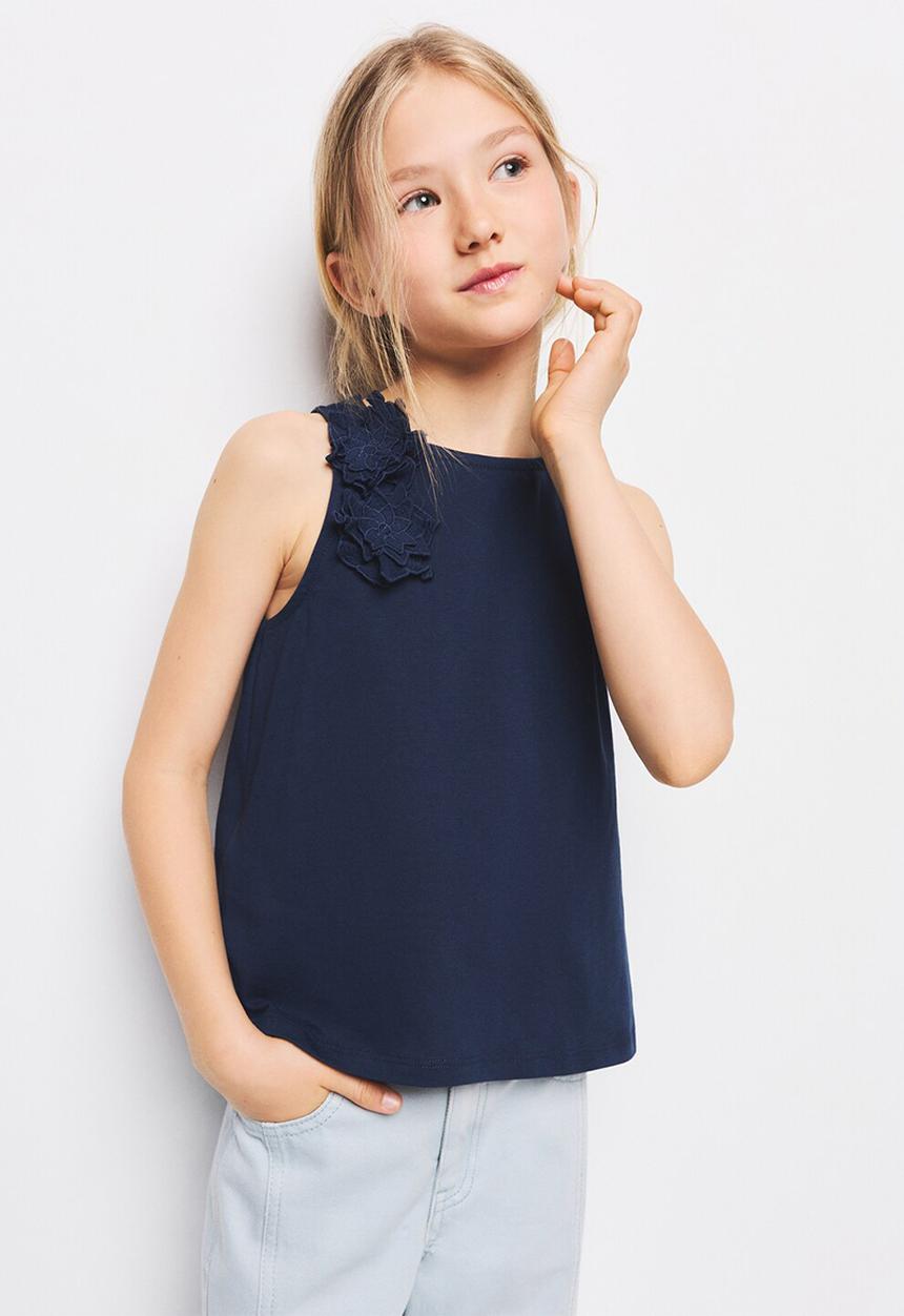 MANGO - T-Shirt NANCY - Navy