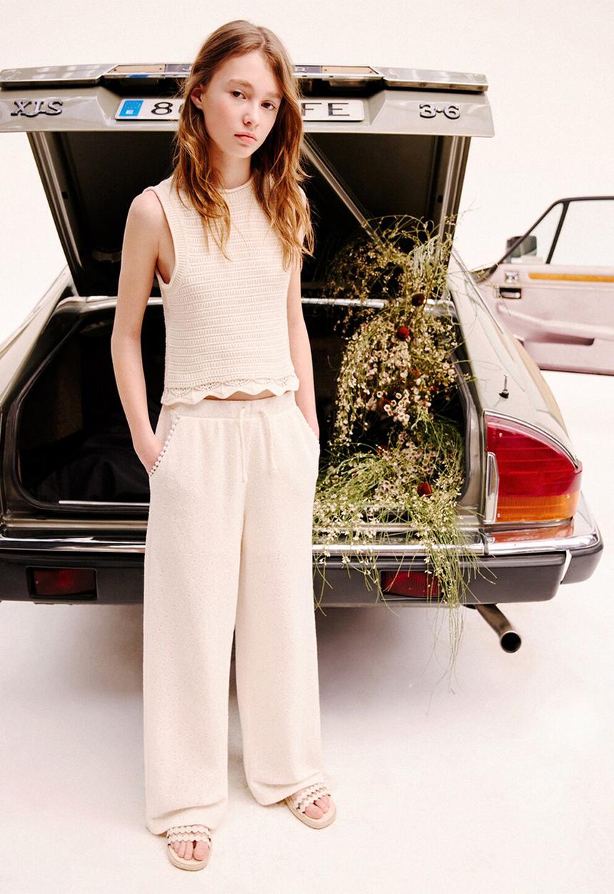 MANGO - Top FARAH - Light Beige