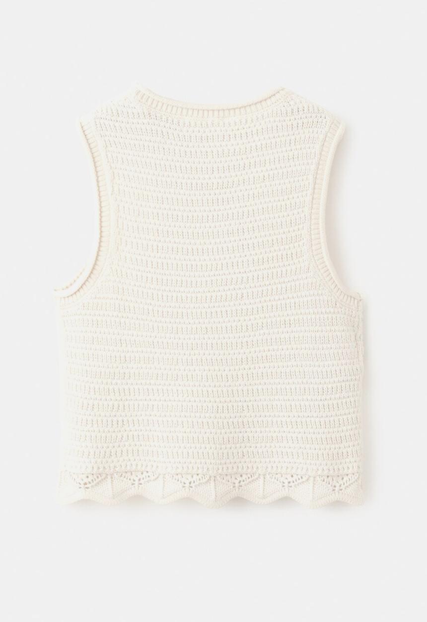 MANGO - Top FARAH - Light Beige