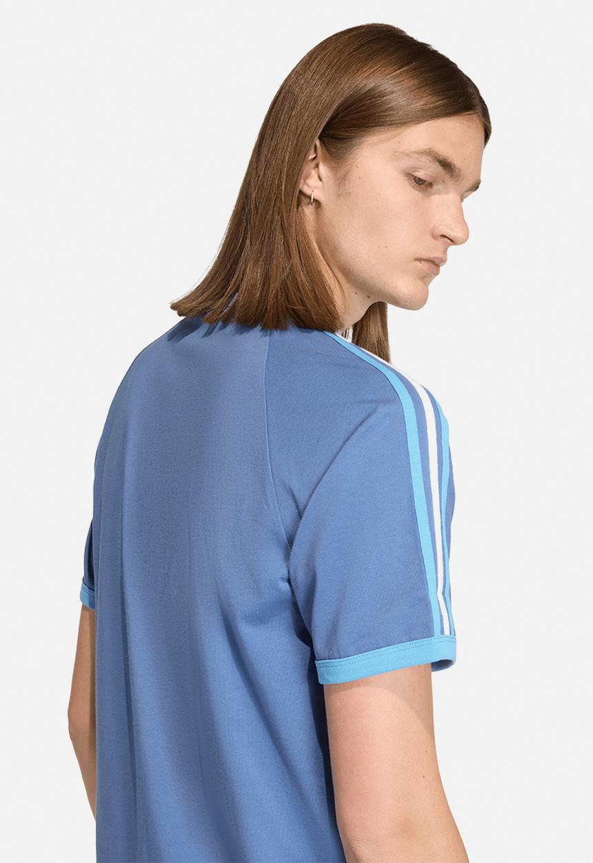 adidas Originals - 3-Stripes Tee - Blue/light blue/white