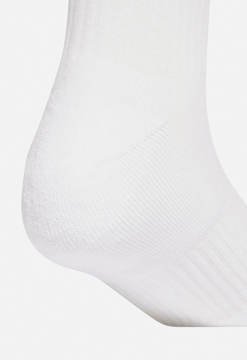 adidas Performance - 3-Stripes cushioned sportswear crew socks 3pk - dark blue/white/blue