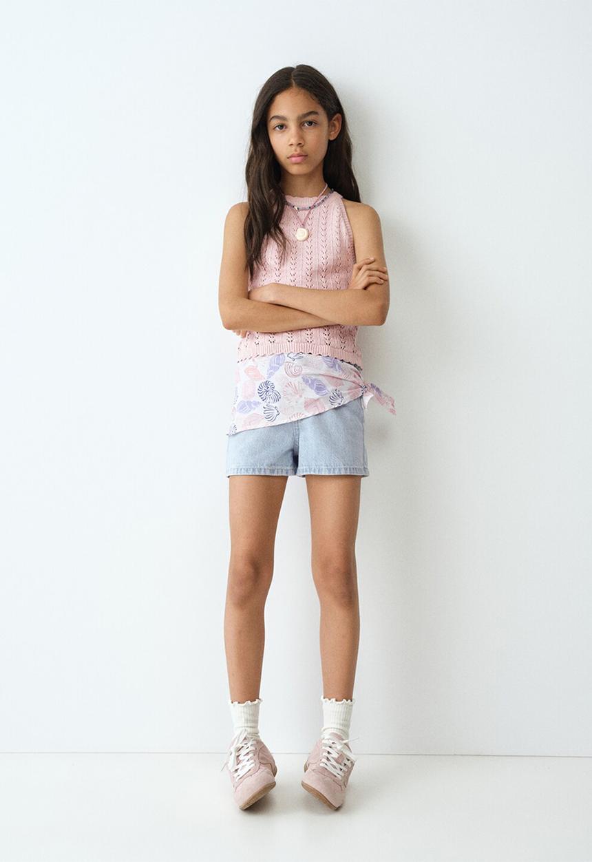 MANGO - Top LIV - Light Pastel Pink