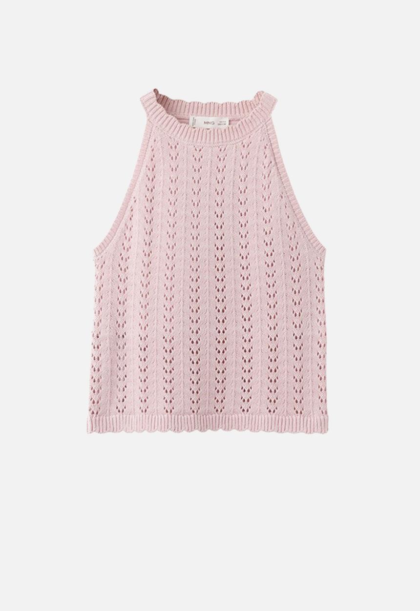 MANGO - Top LIV - Light Pastel Pink