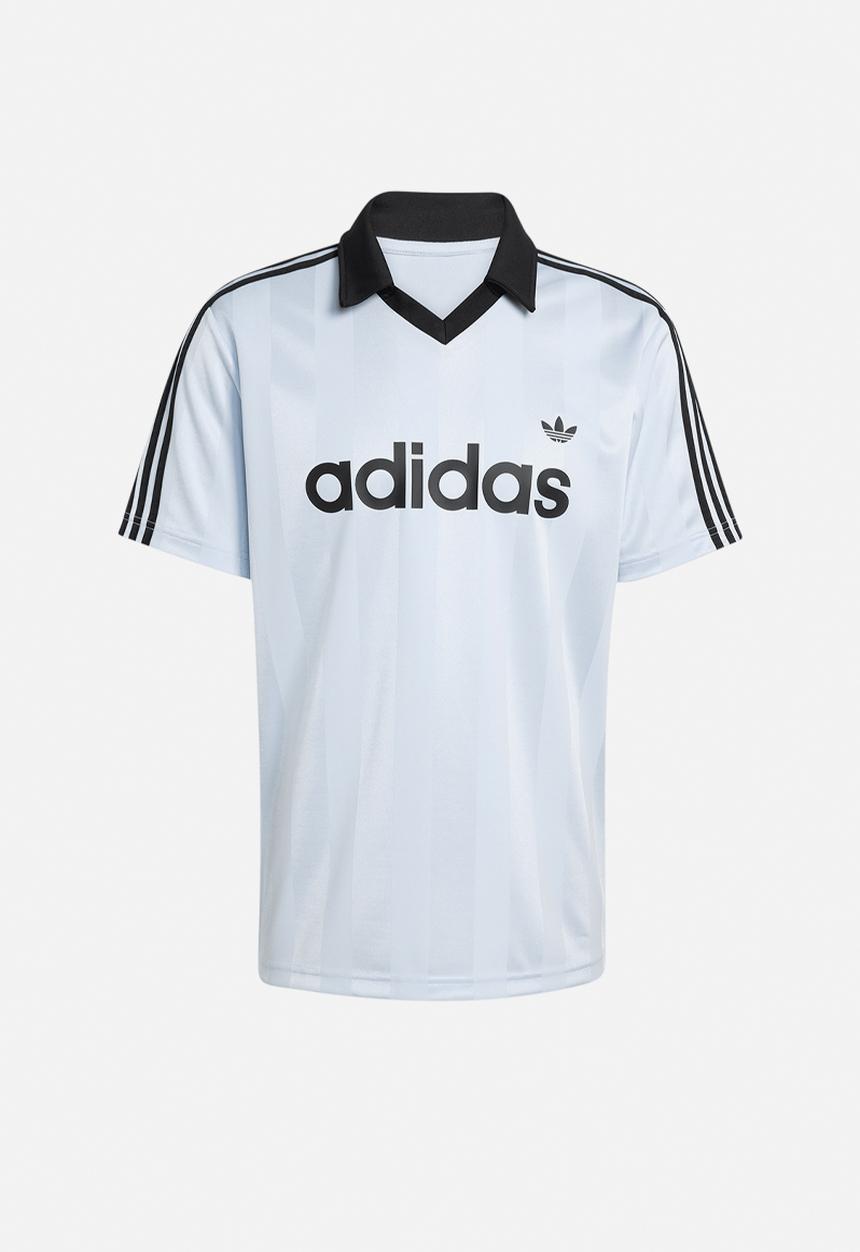 adidas Originals - Archive Collar Engineered Jersey  - Crystal Sky Blue