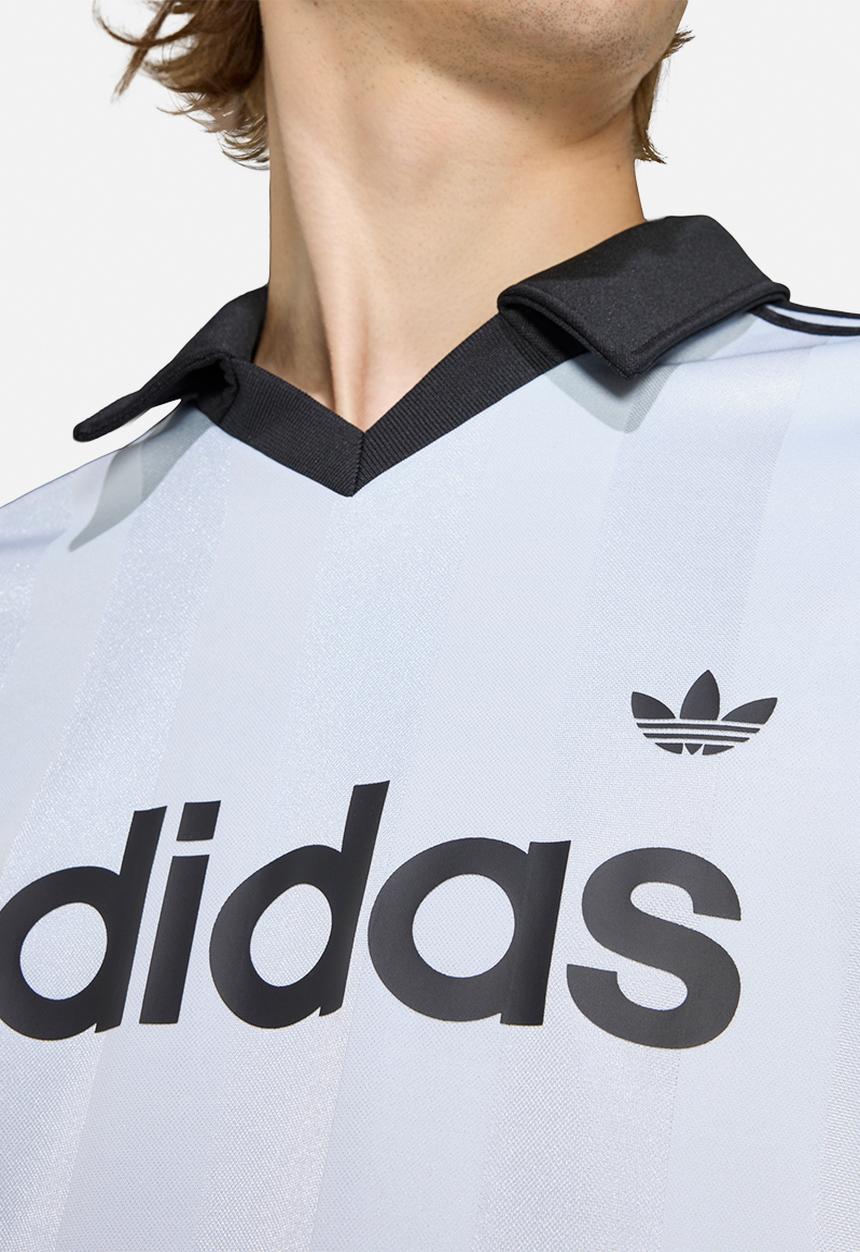 adidas Originals - Archive Collar Engineered Jersey  - Crystal Sky Blue