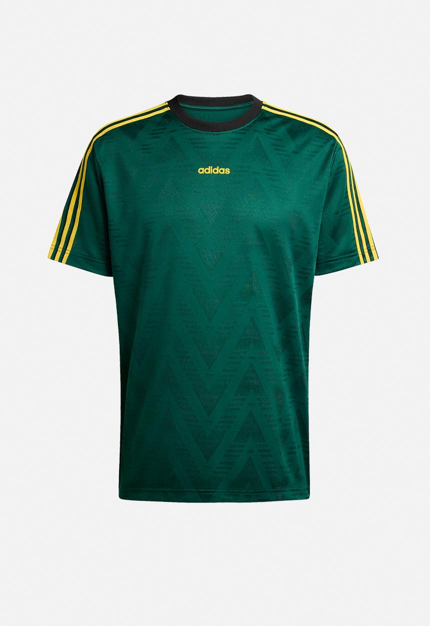 adidas シャツ JACQUARD JSY - collegiate green