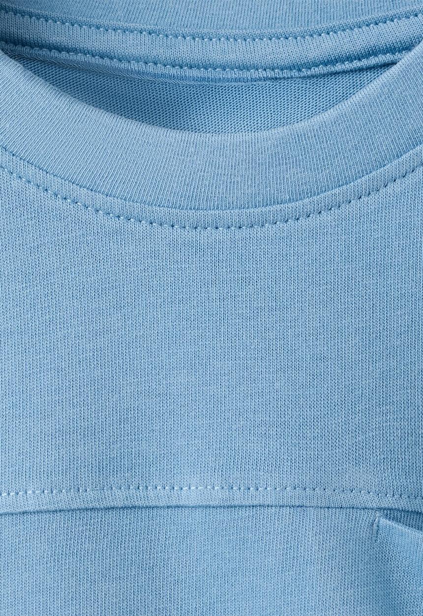 MANGO - T-Shirt Basicbmc - Medium Blue