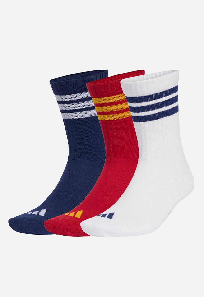 adidas Originals - 3S ESS C CRW 3P - dark blue/team power red 2/white