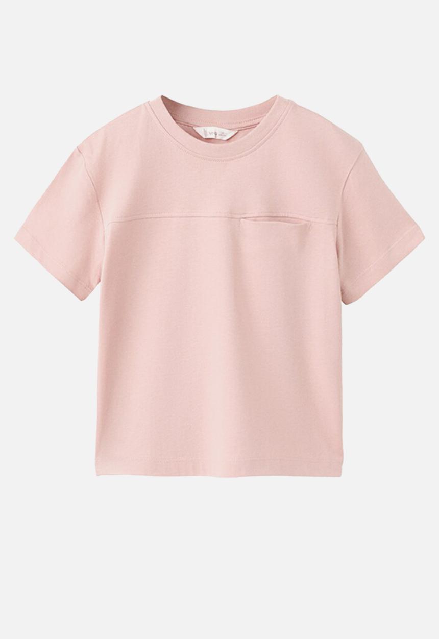 MANGO - T-Shirt BASICBMC - Light Pastel Pink