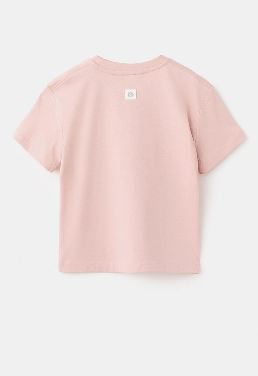 MANGO - T-Shirt BASICBMC - Light Pastel Pink