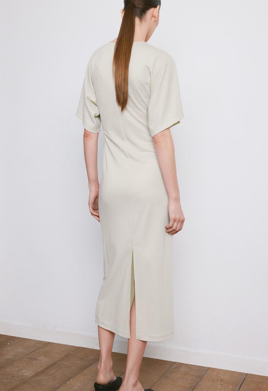 MANGO - Dress valen - light beige