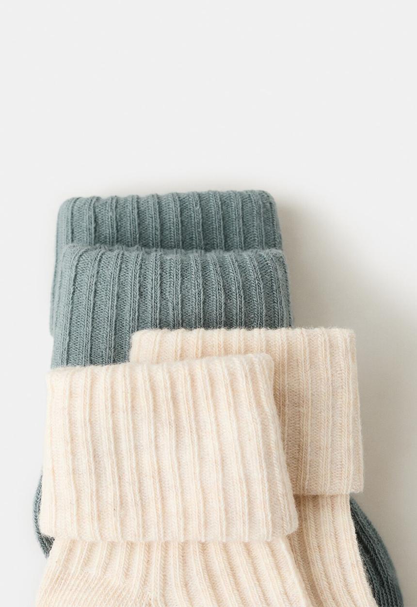 MANGO - Socks Verdes - Green