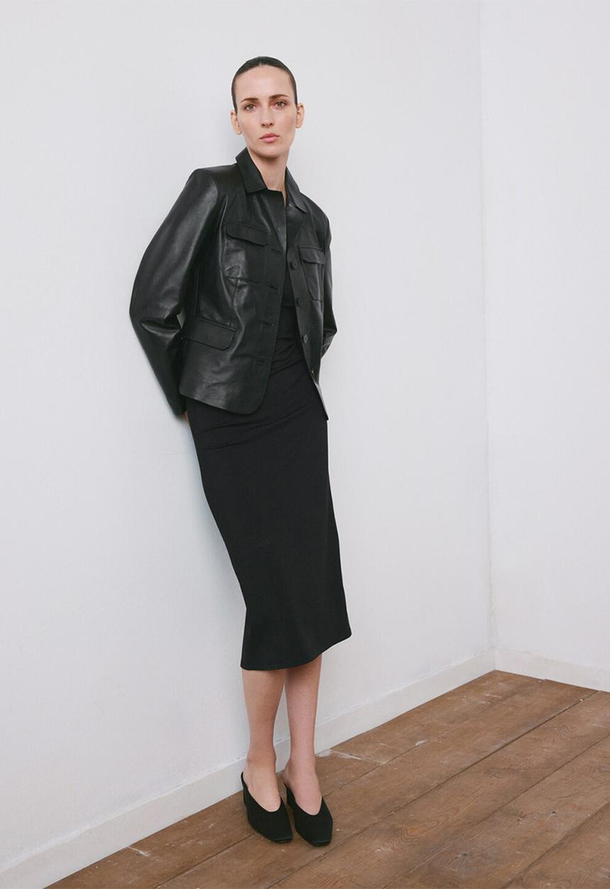 MANGO - Dress rayo - black