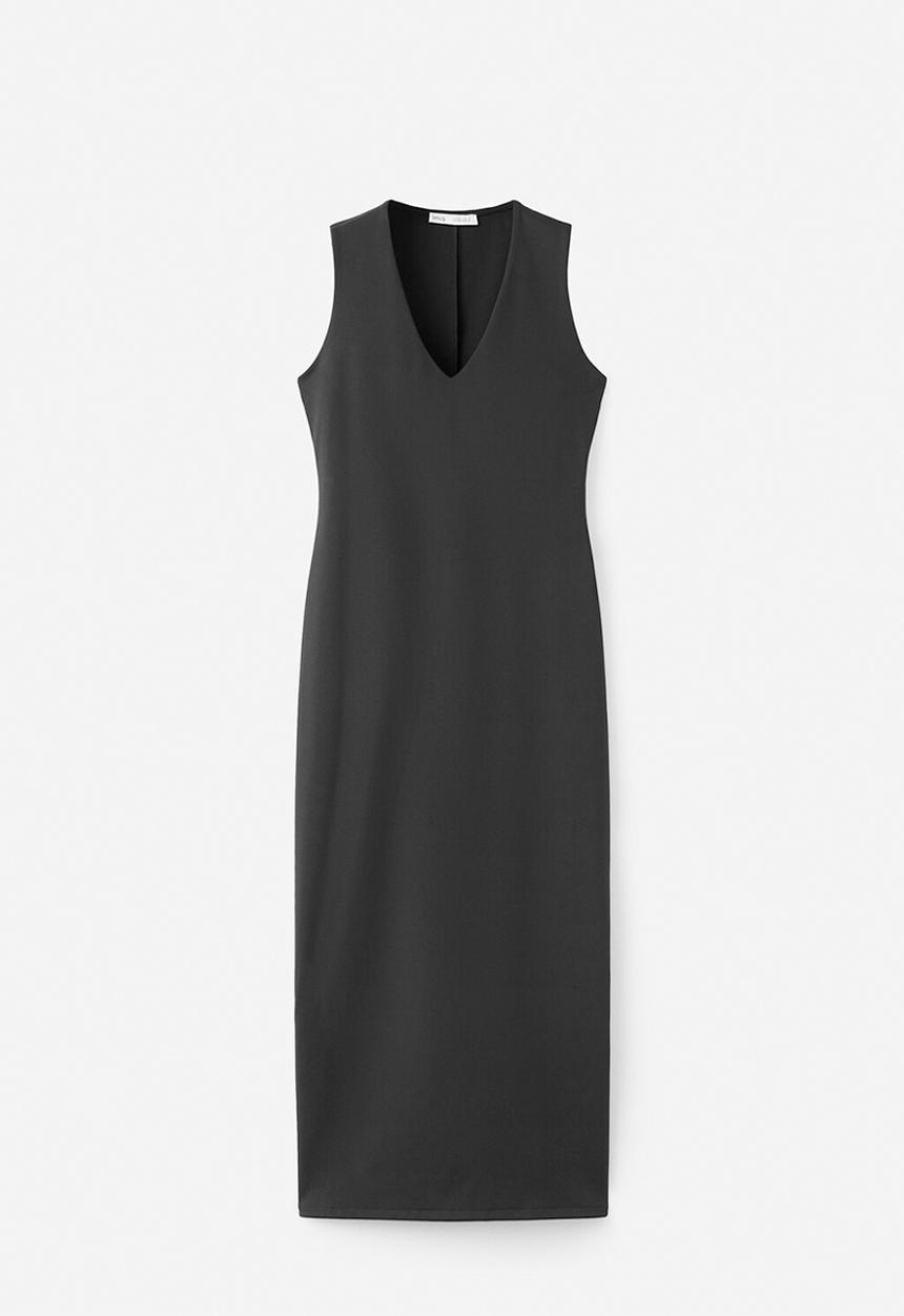 MANGO - Dress rayo - black