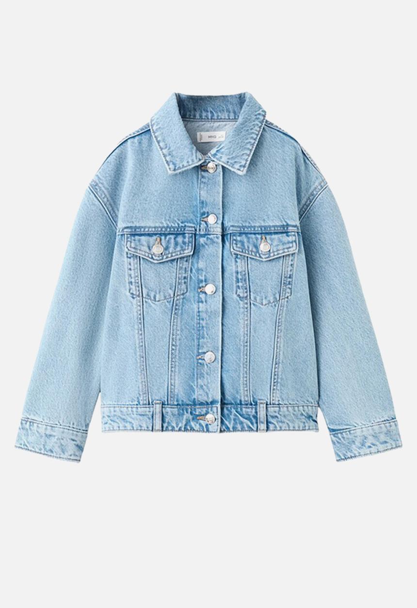 MANGO - Jacket Alice  -  Open Blue