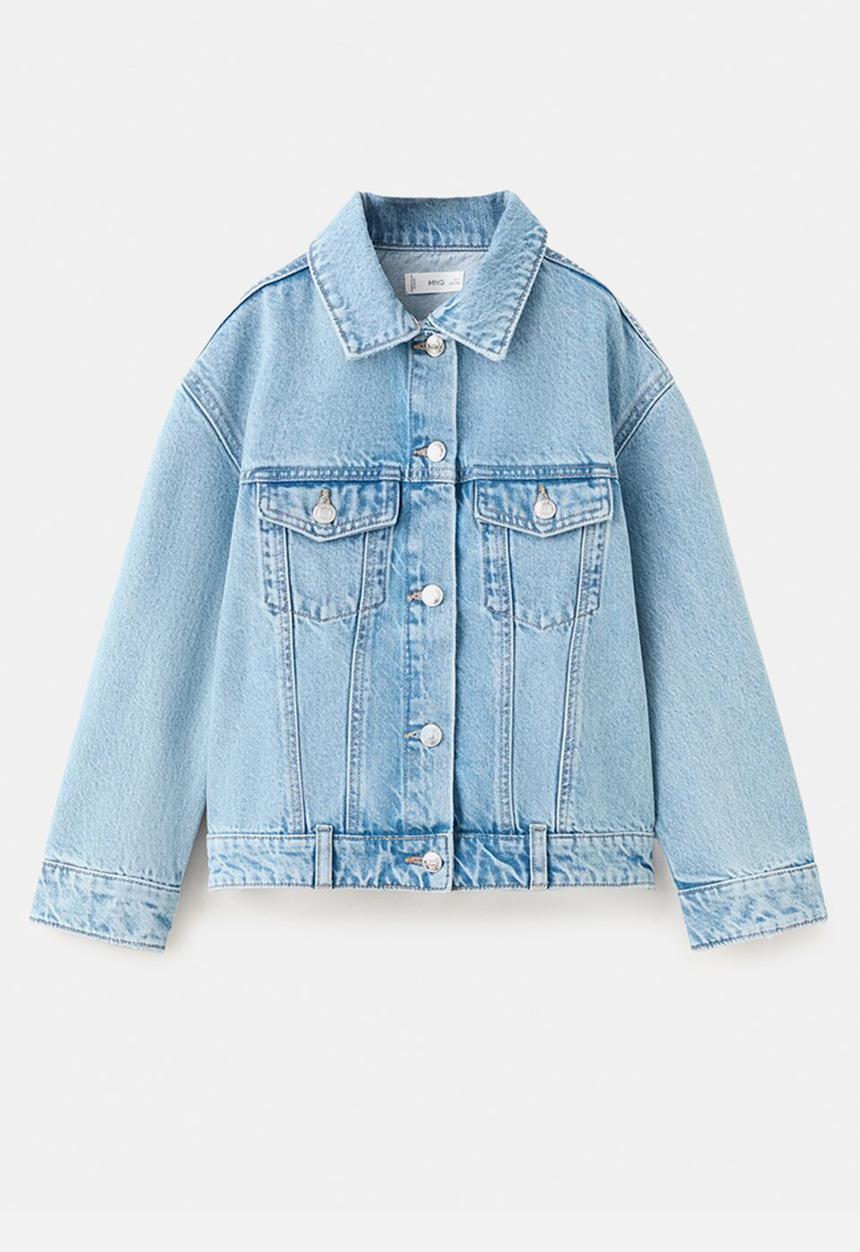 MANGO - Jacket Alice  -  Open Blue