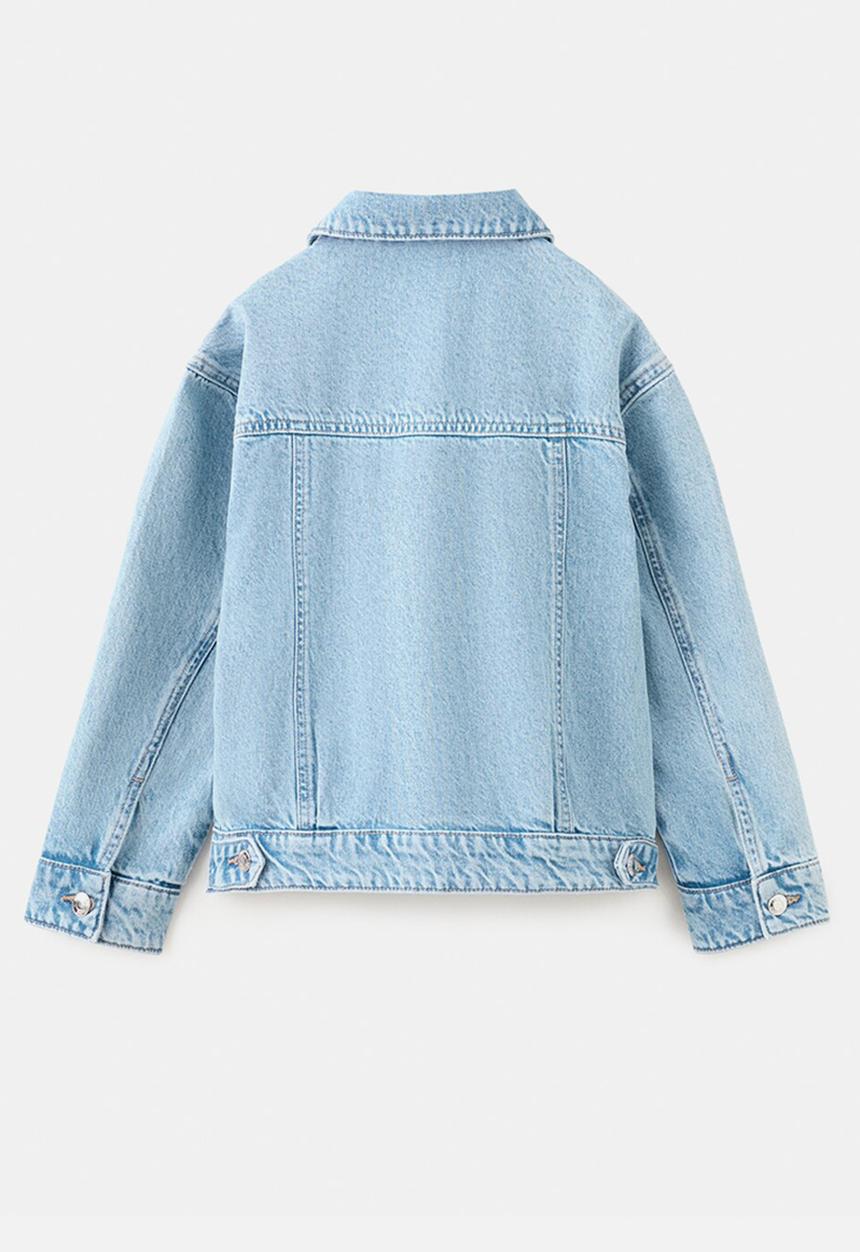 MANGO - Jacket Alice  -  Open Blue