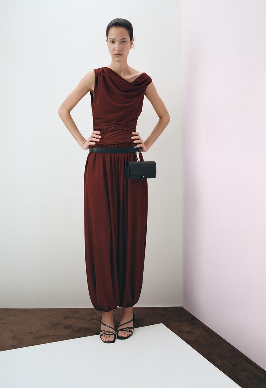 MANGO - Top corini - rust/copper