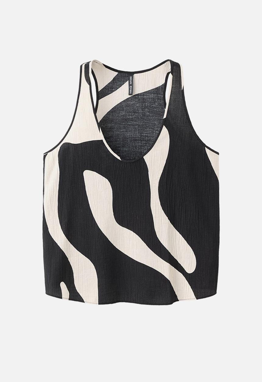 MANGO - Top nikita - black