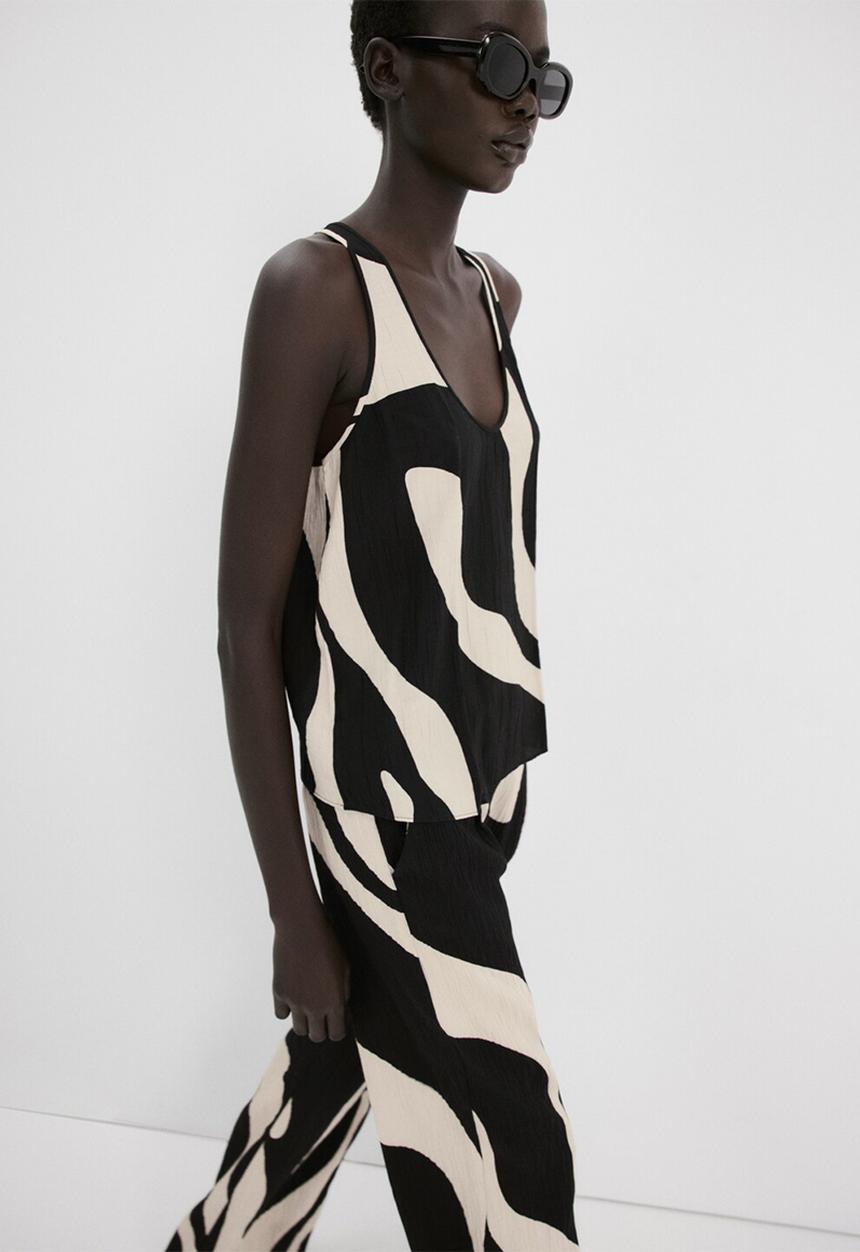 MANGO - Top nikita - black