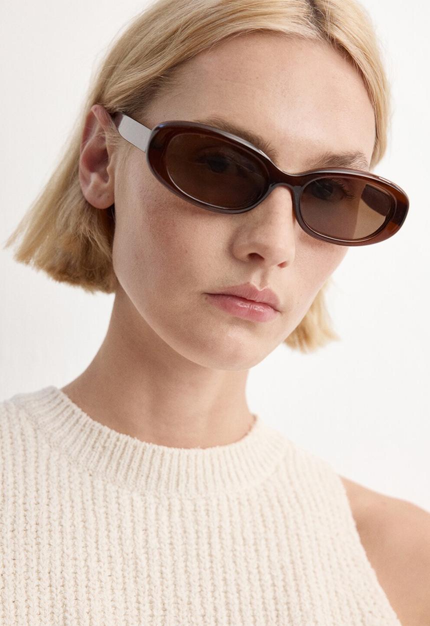 MANGO - Top bruma - light beige