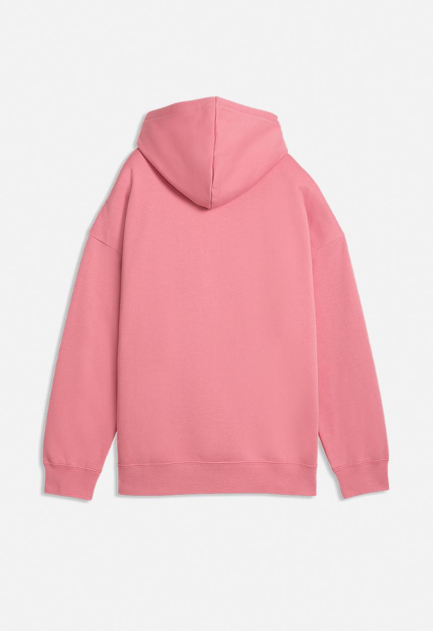 PUMA - Plus Ess Oversized Hoodie Fl W - Wild Pink