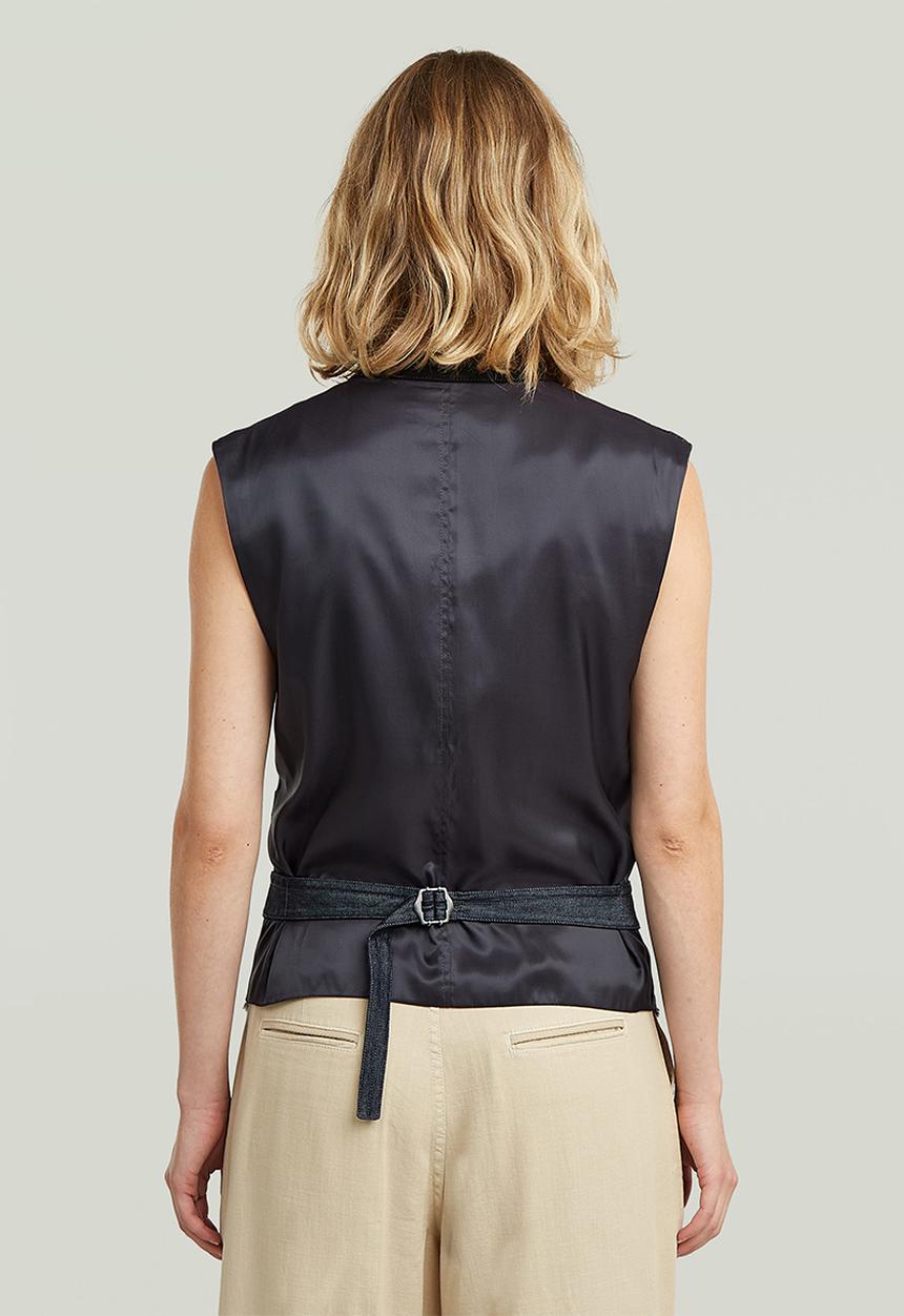 G-STAR - Blazer vest wmn - rinsed