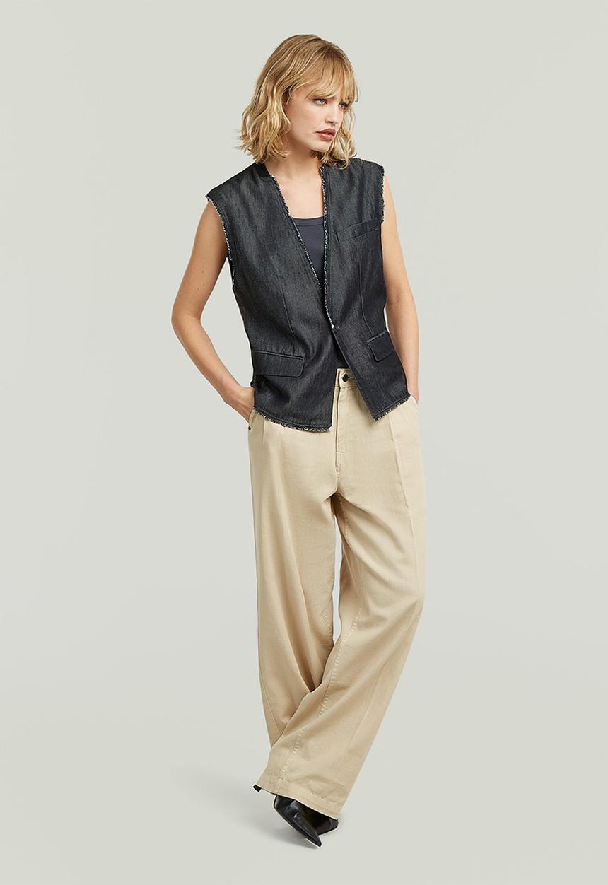 G-STAR - Blazer vest wmn - rinsed