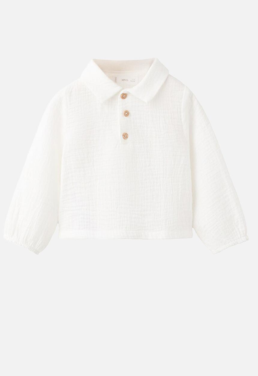 MANGO - Shirt Polo - Natural