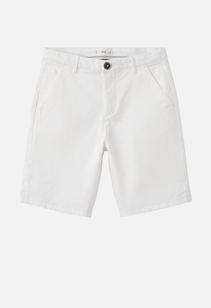 MANGO - BERMUDA SHORTS PICO - WHITE