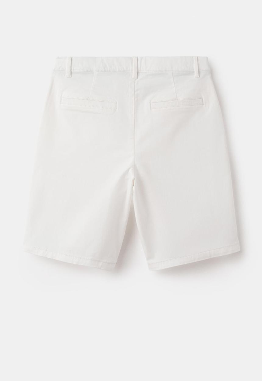 MANGO - BERMUDA SHORTS PICO - WHITE