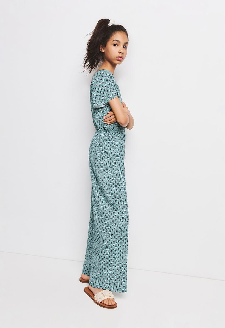 MANGO - Jumpsuit SOLES - Turquoise / Aqua