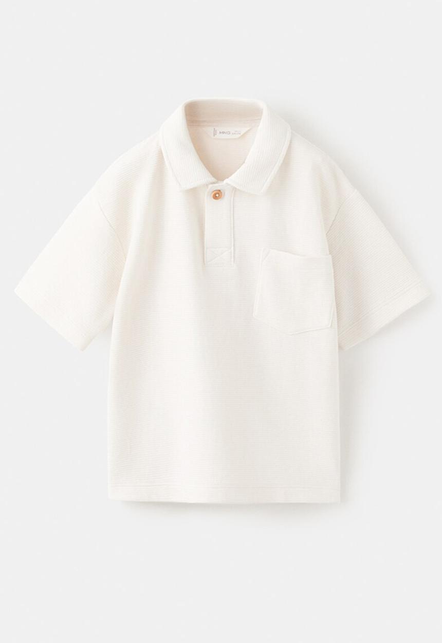 MANGO - Poloshirt WAVE - Light Beige