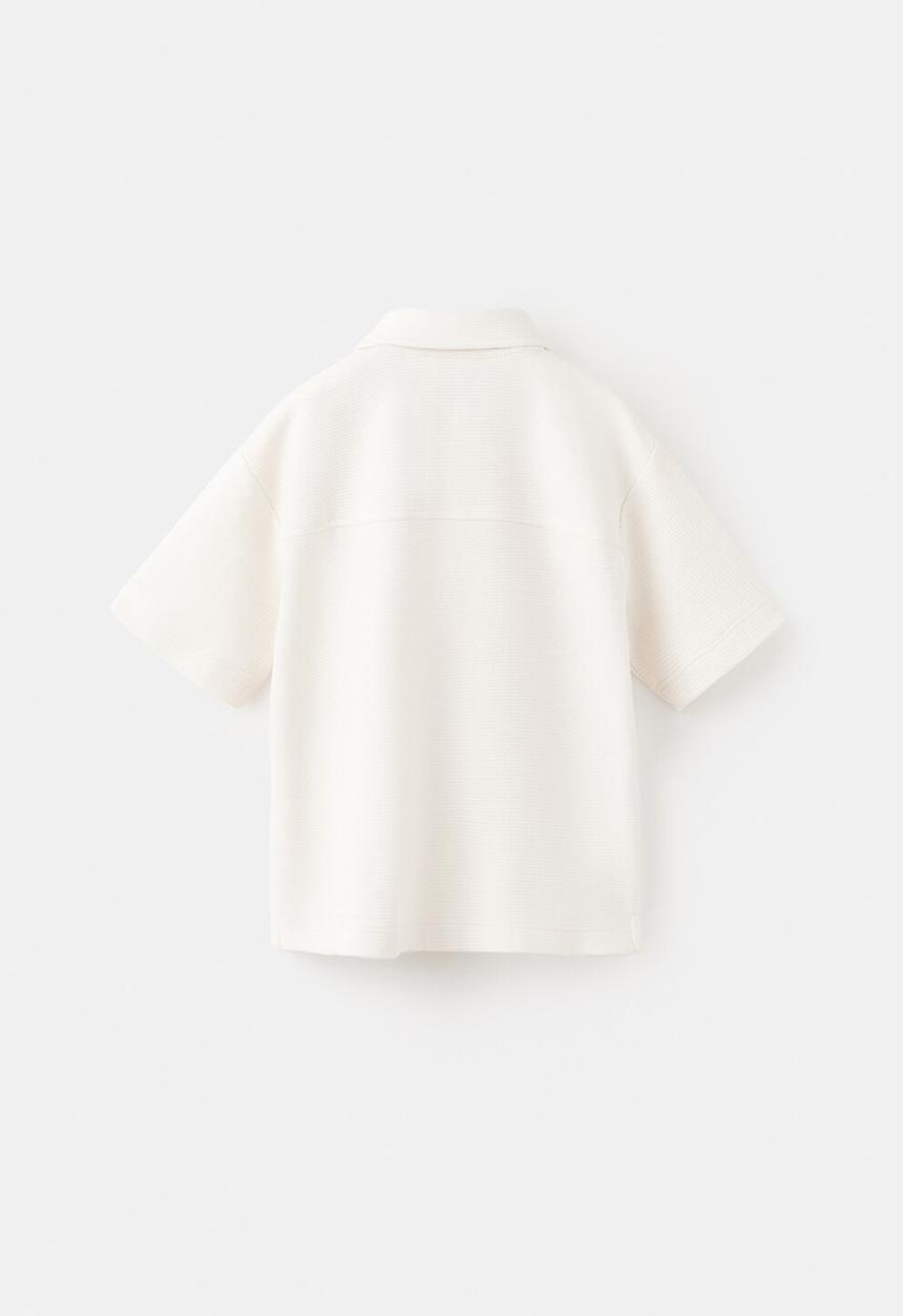 MANGO - Poloshirt WAVE - Light Beige