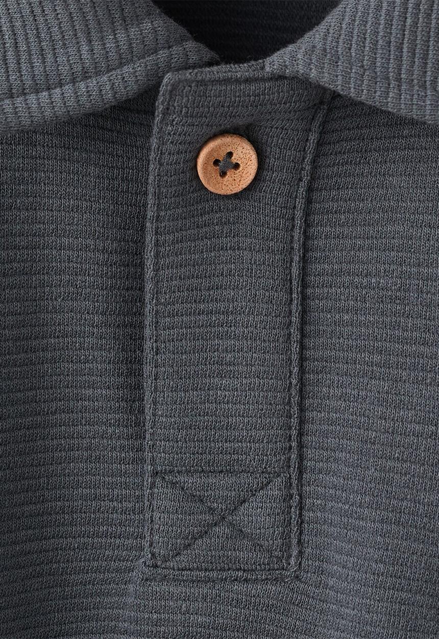MANGO - Poloshirt WAVE - Charcoal
