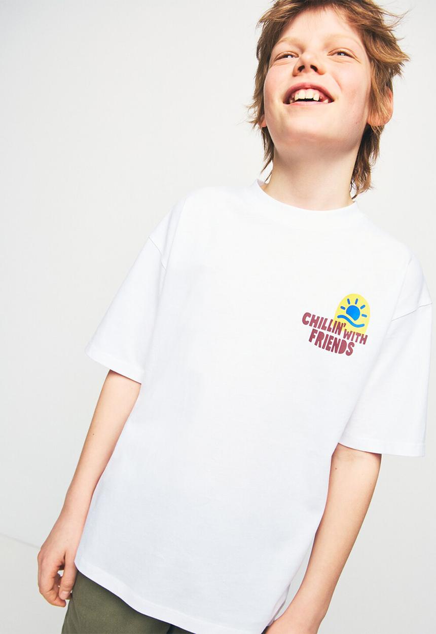 MANGO - T-Shirt SKATE - White