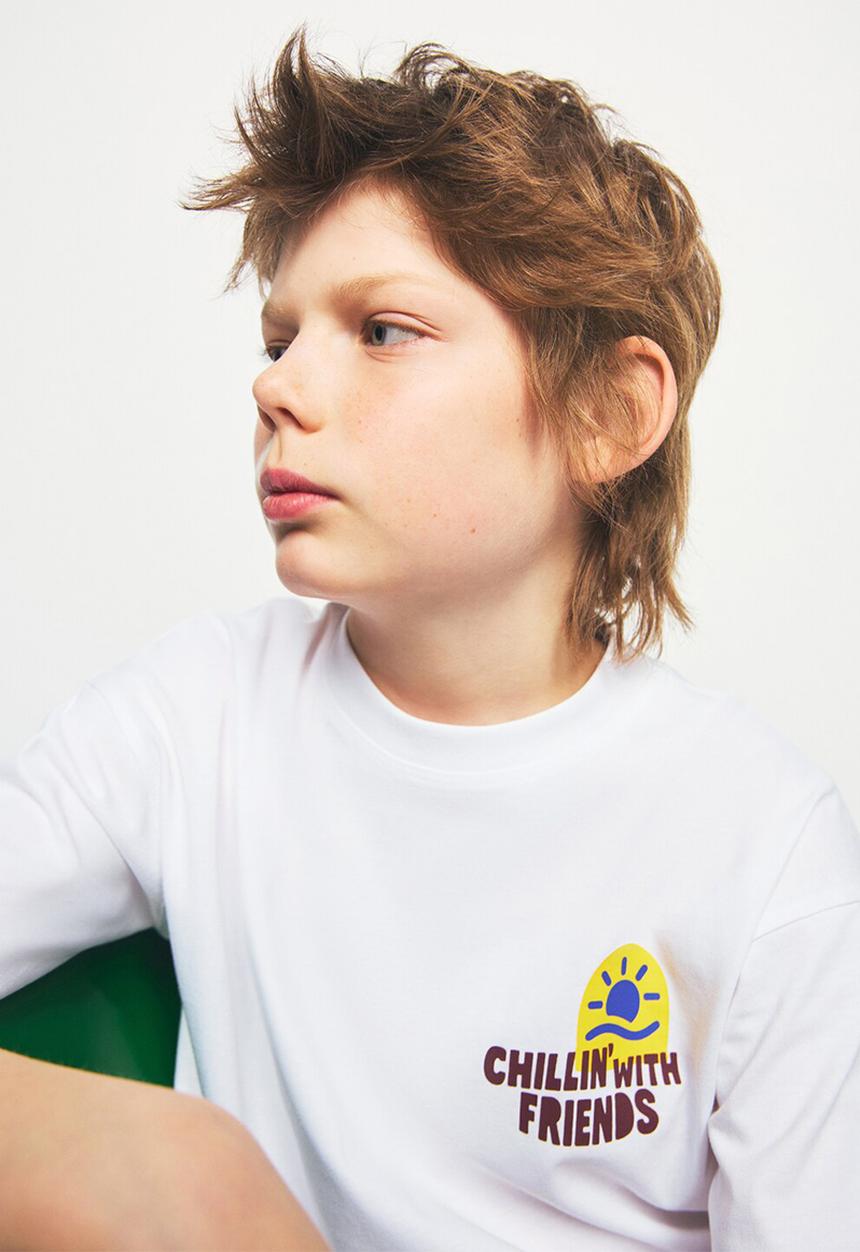 MANGO - T-Shirt SKATE - White