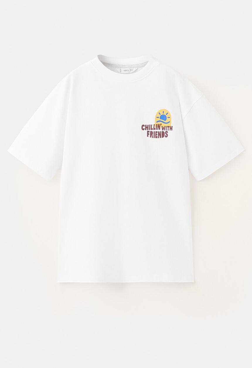 MANGO - T-Shirt SKATE - White