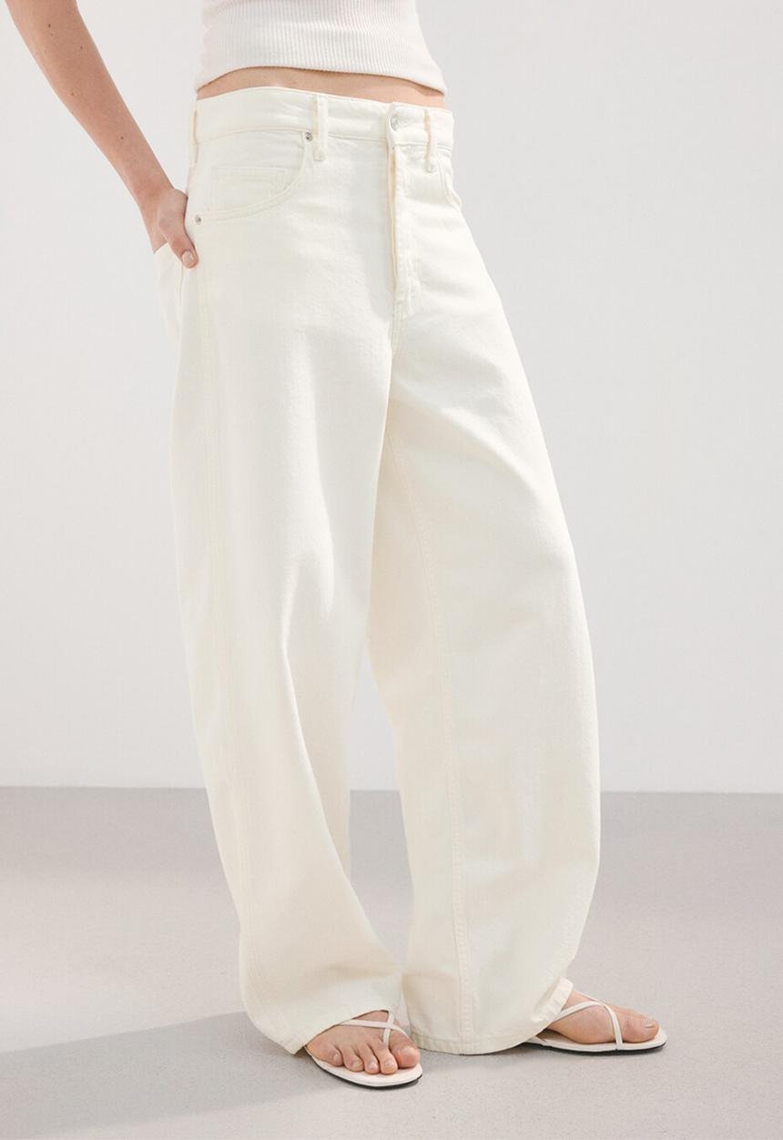 MANGO - Jeans rowan - white