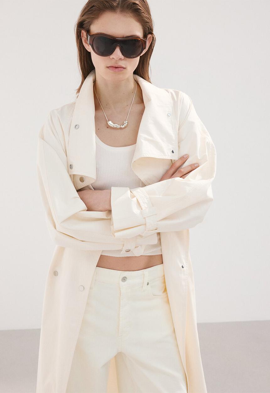 MANGO - Jeans rowan - white