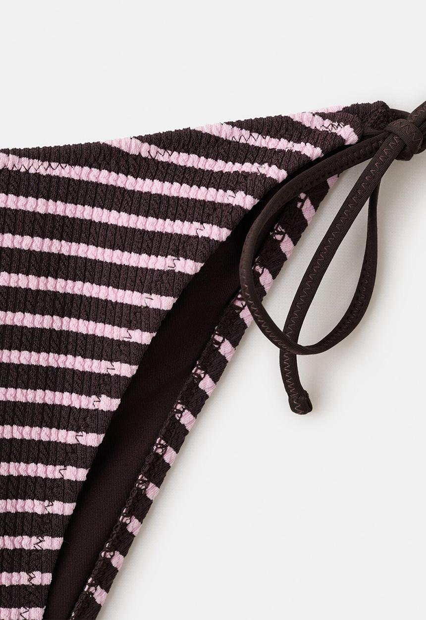 MANGO - Bikini pantie siros- dark brown